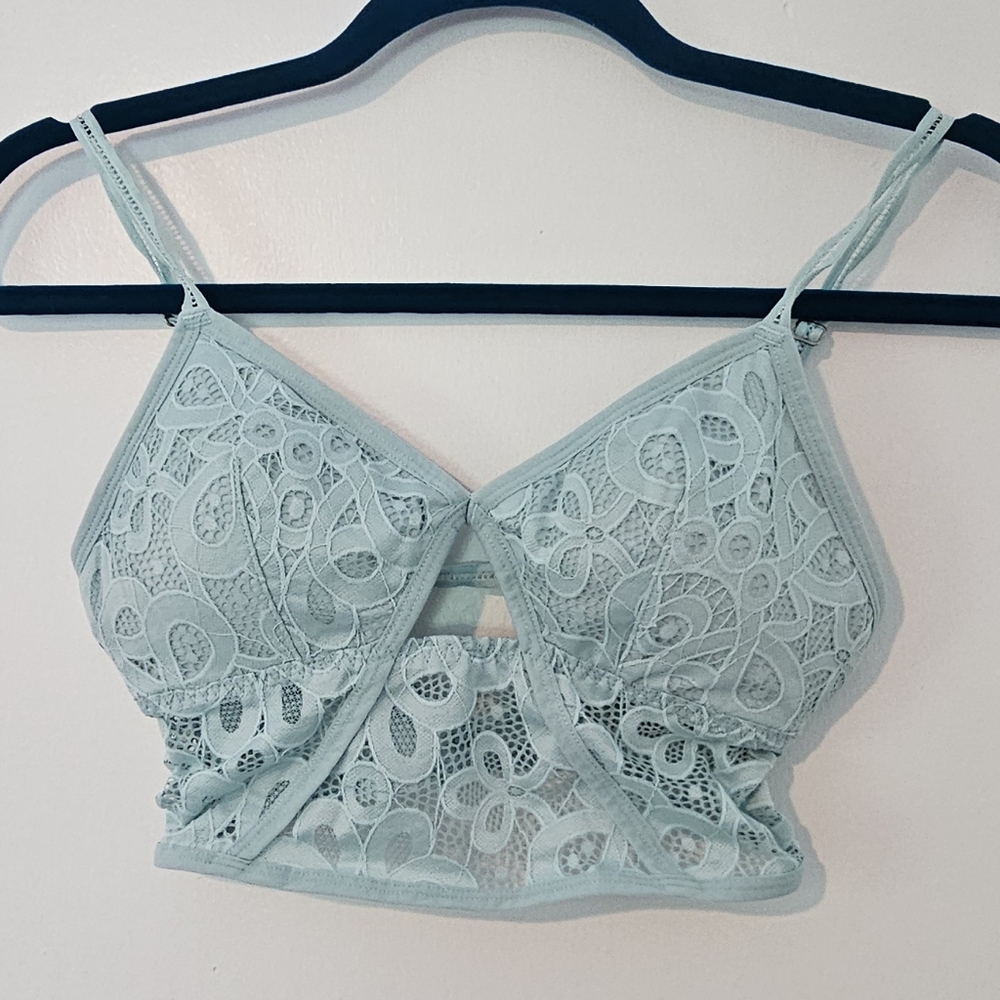 Seafoam Lace Bralette